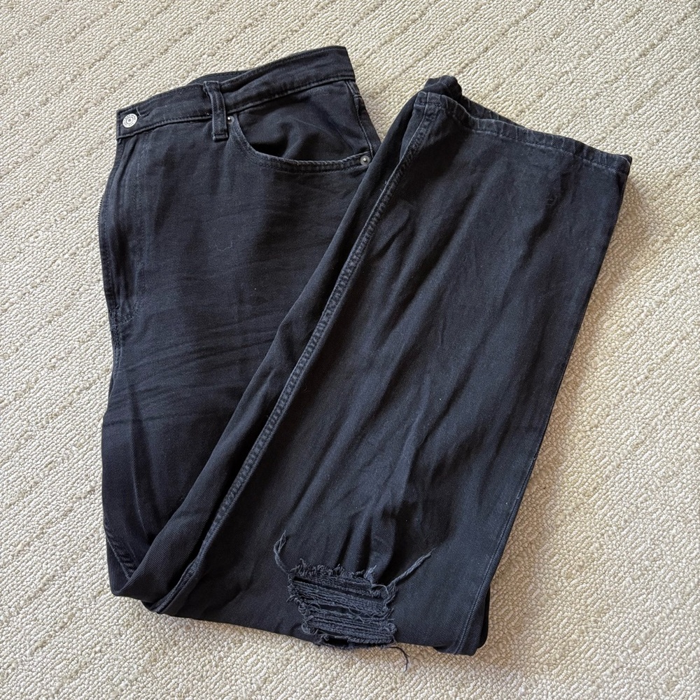 GAP 90’s Loose High Rise Jeans - Distressed